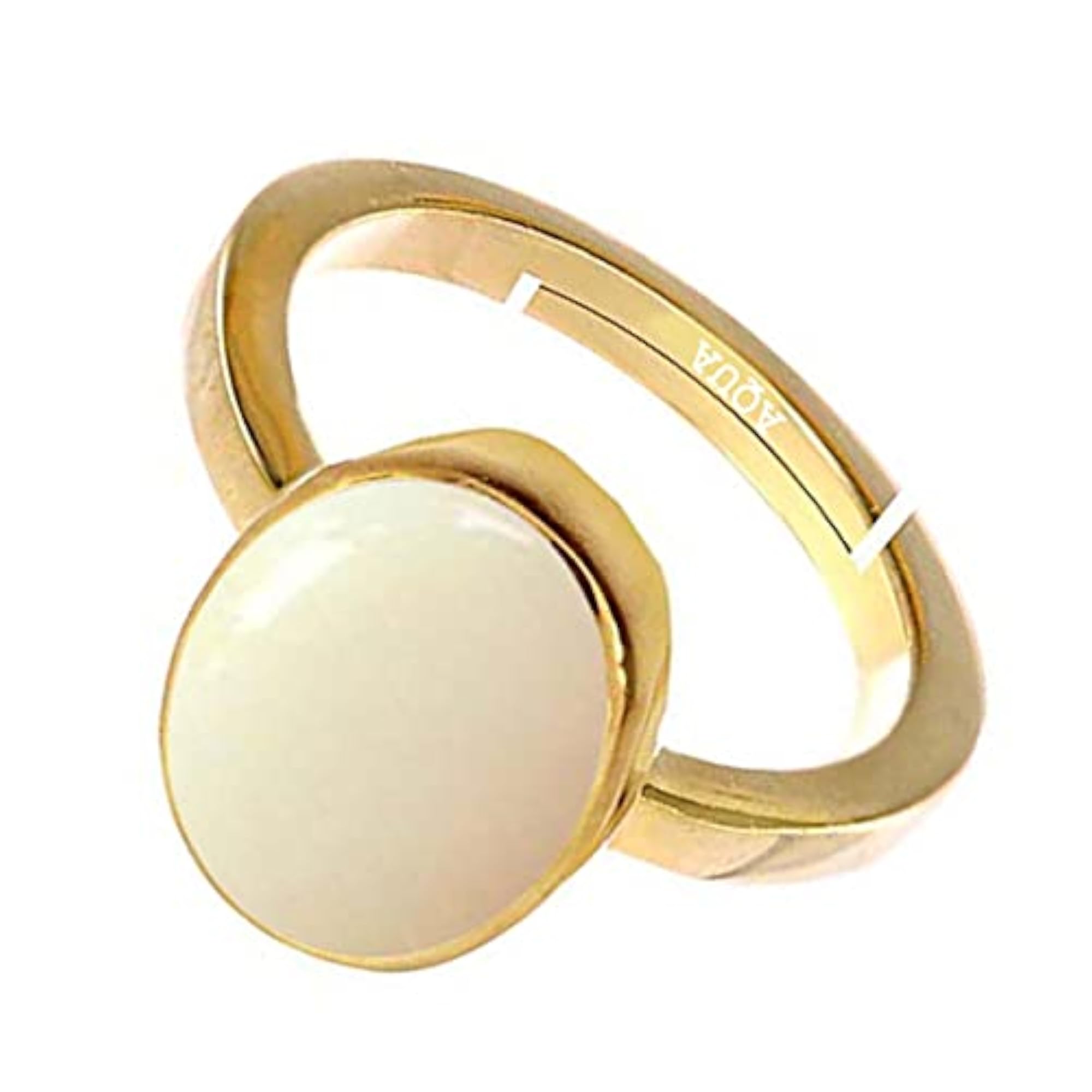 Women's Gold Plated Opal Adjustable Ring, 9.25 Ratti